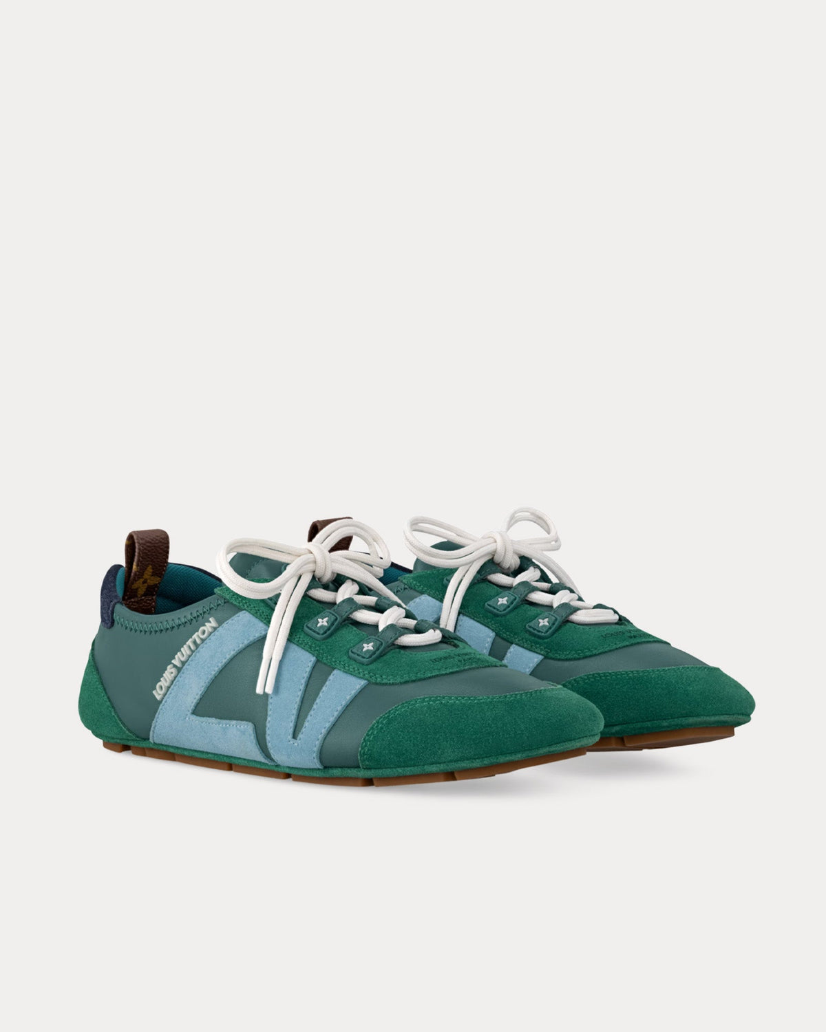 LV Sneakerina Vert Green Low Top Sneakers