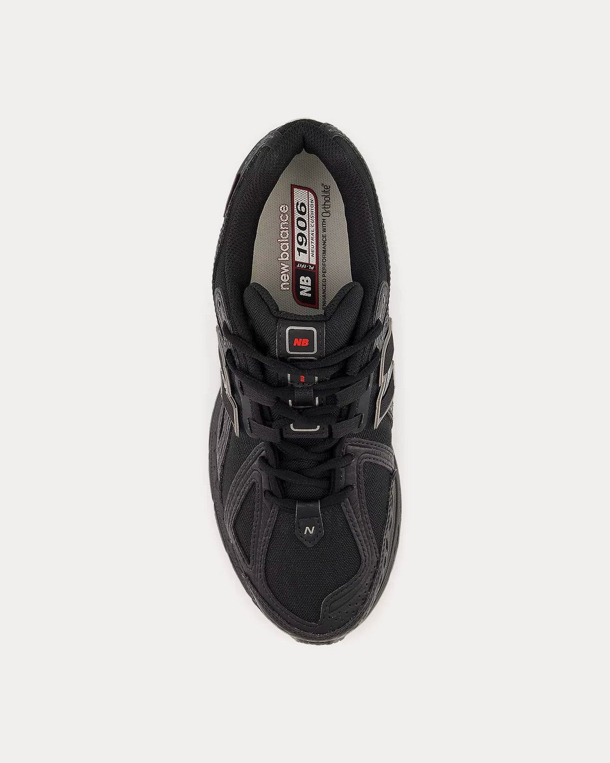 1906r Black / Silver Metallic Low Top Sneakers