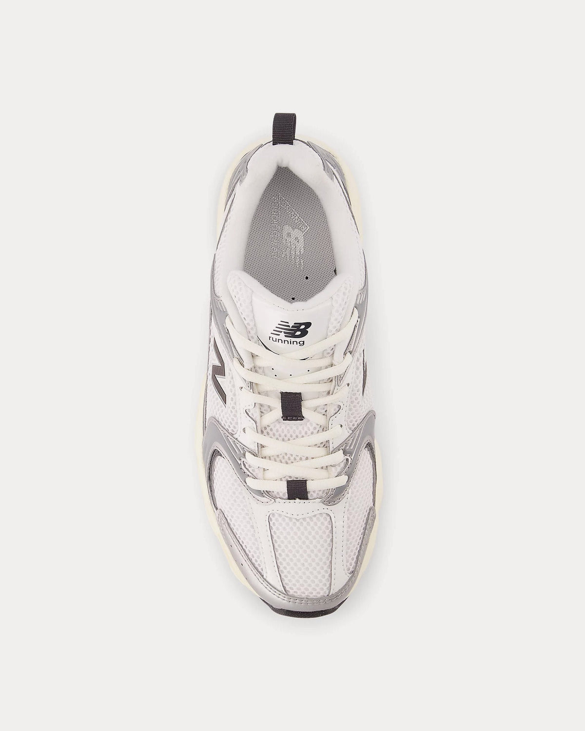 530 Silver Metallic / Black Cement Low Top Sneakers
