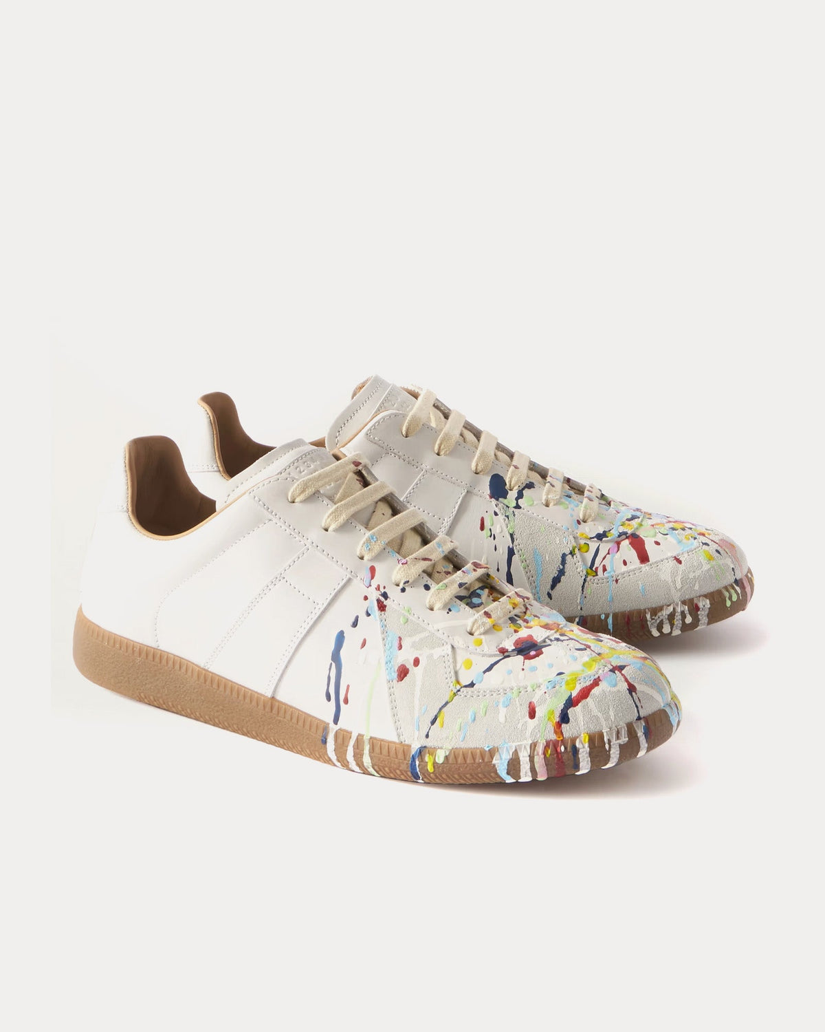 Replica Paint Off-White Low Top Sneakers