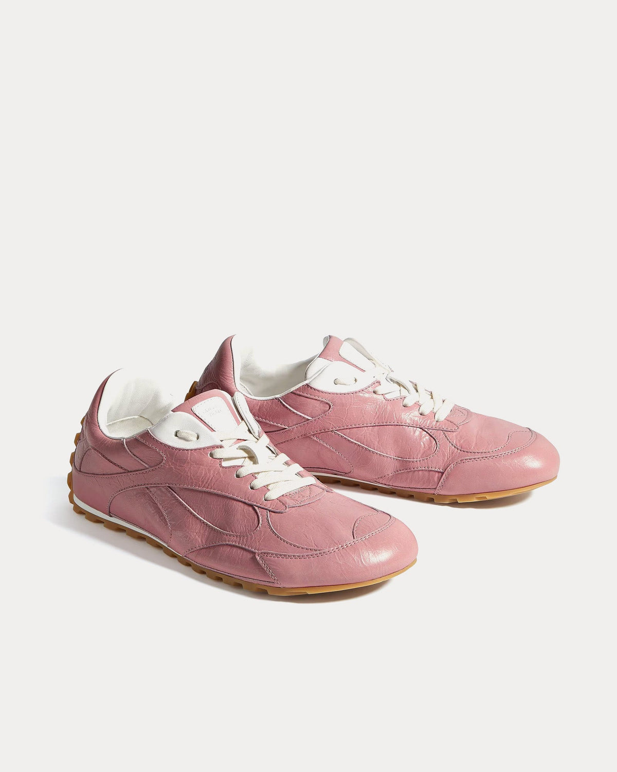 Orbit Flash Calfskin Camelia Low Top Sneakers