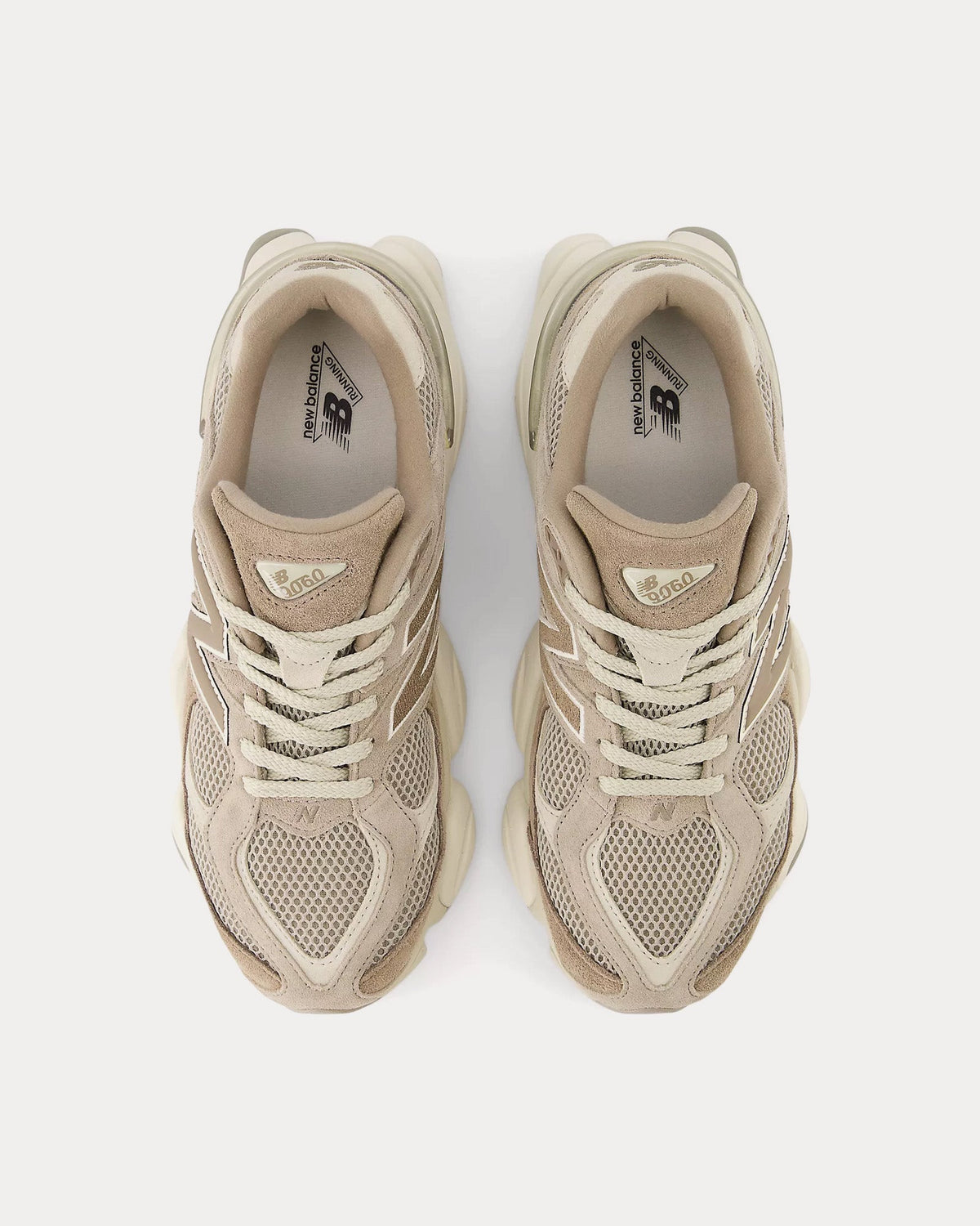 9060 Mushroom / Arid Stone Low Top Sneakers