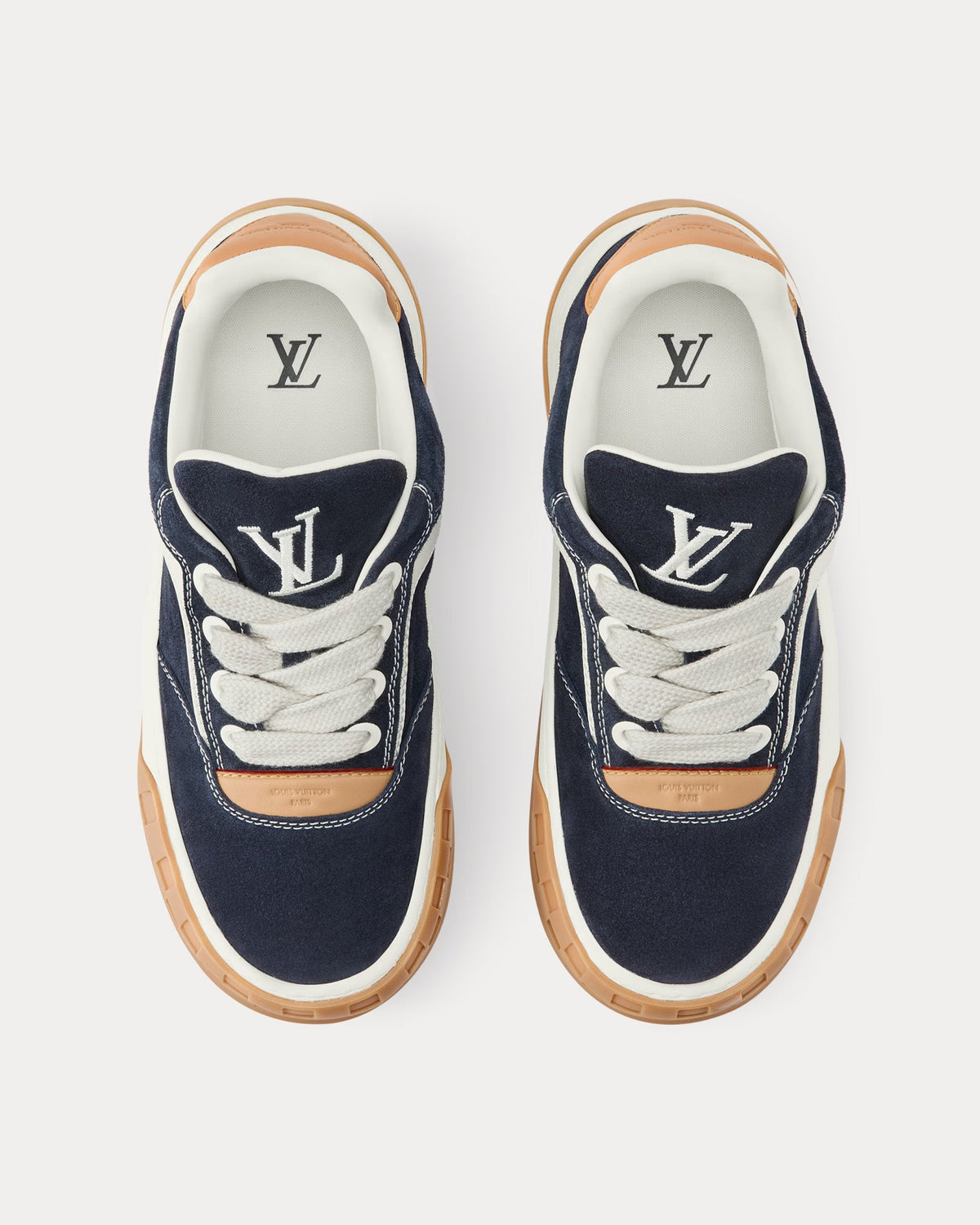 LV Tilted Marine Low Top Sneakers