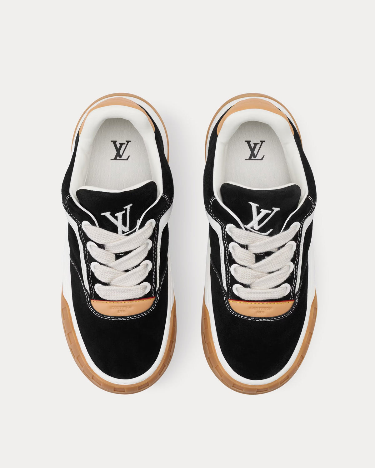LV Tilted Black Low Top Sneakers