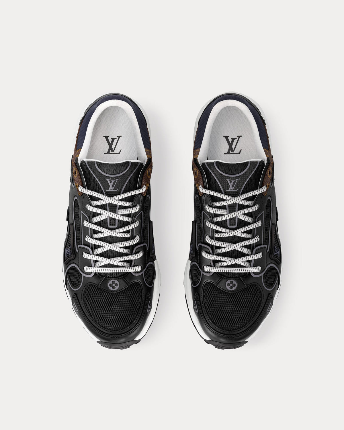 LV Olympia Black Low Top Sneakers