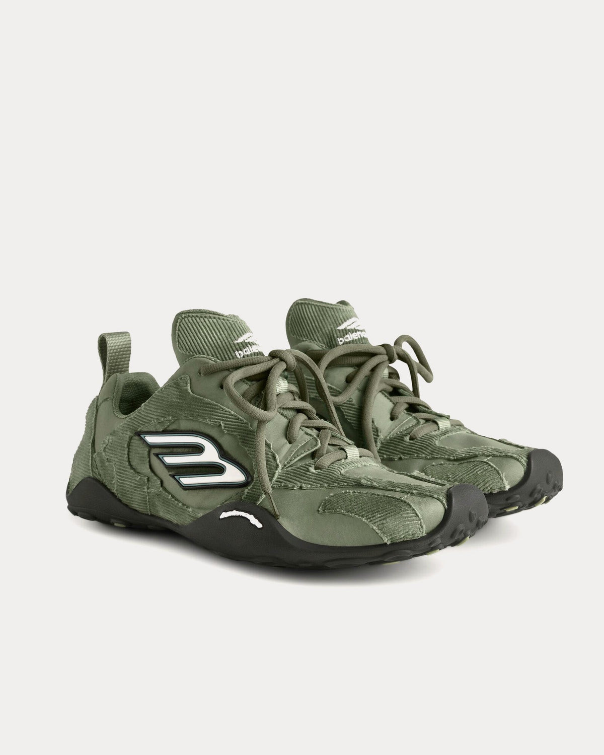 Monday Ultra Khaki / White / Black Low Top Sneakers