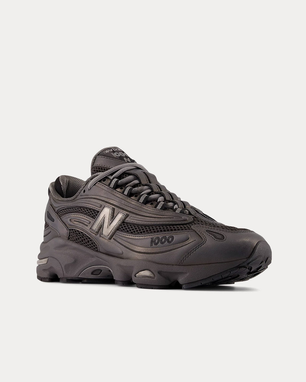 1000 Black Metallic / Black Cement / Slate Grey Low Top Sneakers