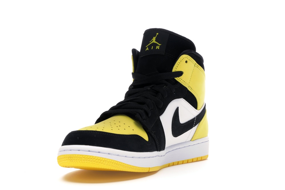 Air Jordan 1 Mid Yellow Toe Black
