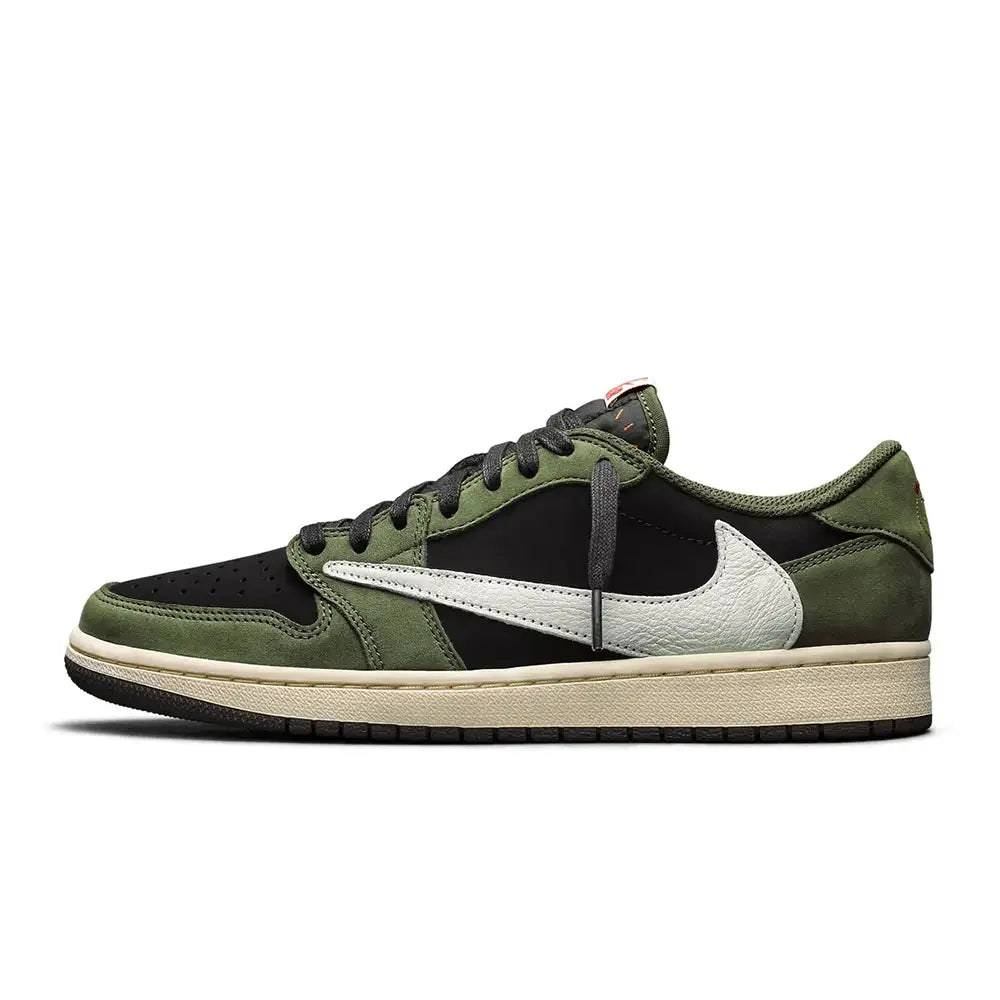 TS x Air Jordan 1 Low OG SP 'Black Olive'